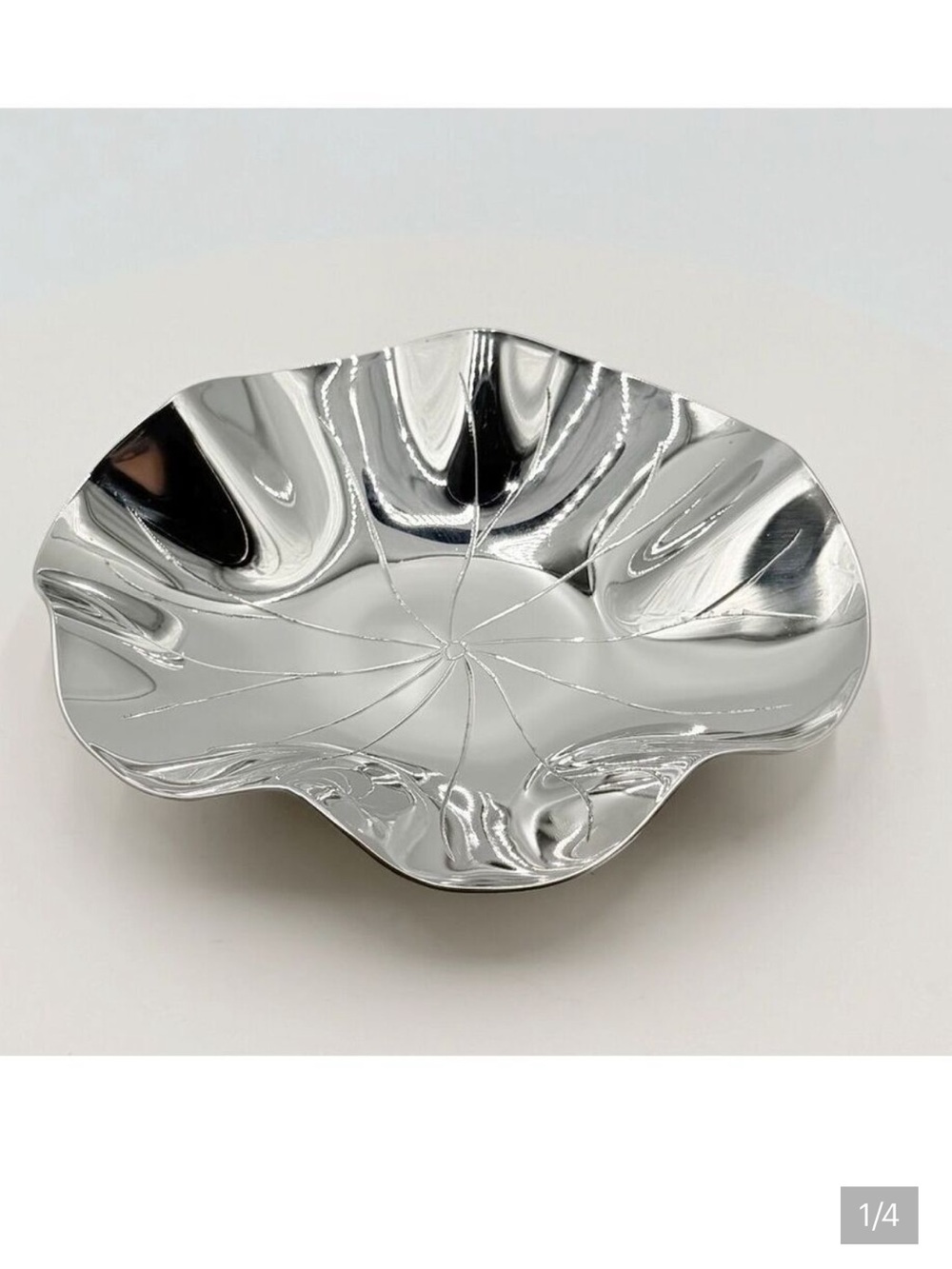 Michael Aram Lotus Sauce/Salt Dish Set Of 4 - NWOT - 122450 India
